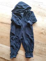 Fleeceanzug Baby schwarz Größe 74 Hessen - Herborn Vorschau