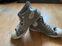 Original Chucks Converse, unisex, Schuhe, Hellblau mit Glitzer Berlin - Wilmersdorf Vorschau