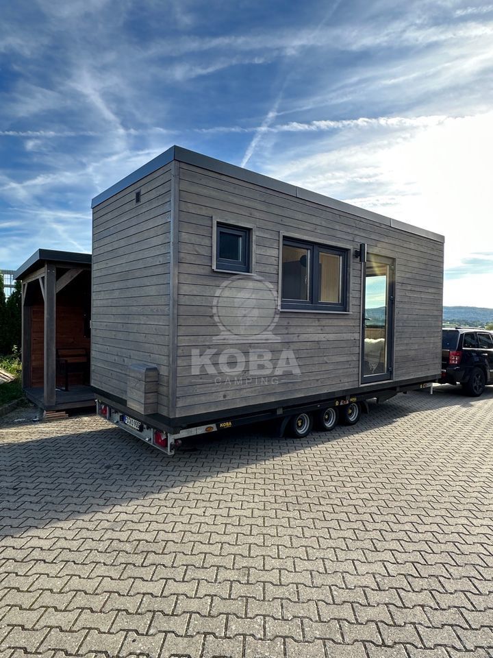 KOBA Tiny House inkl. Anhänger | Mobilheim Ferienhaus | Wohnwagen in Eichenzell