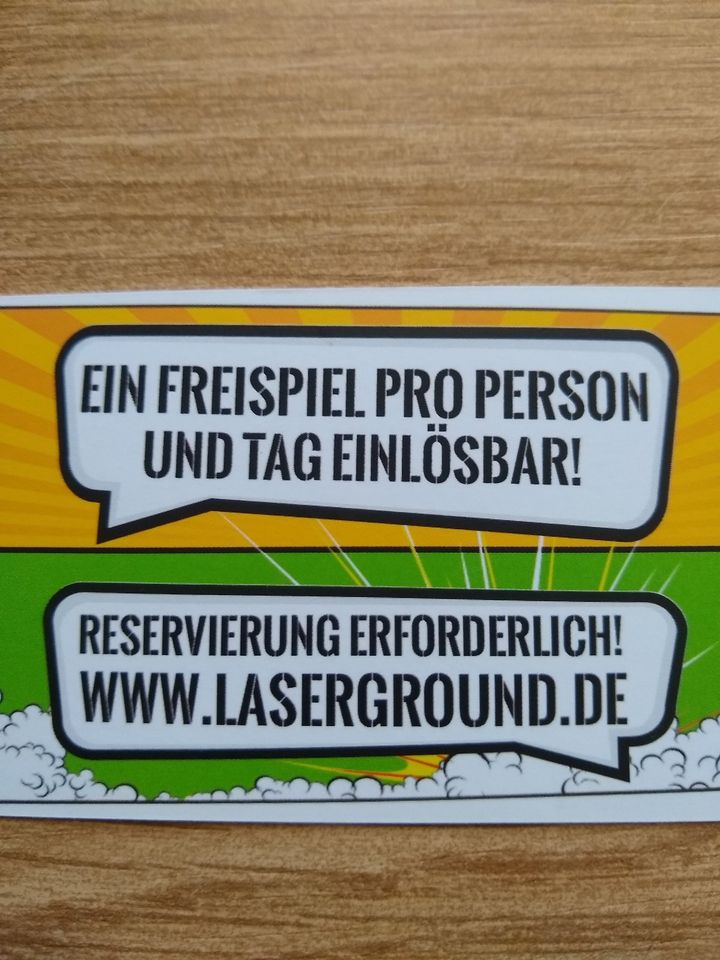 Laserground Merzig Saarbrücken Freikarten Freispiele 6x in Merzig