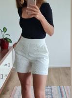 Shorts größe 34 H&M lochstickerei weiß neu 100% Baumwolle Bayern - Fürth Vorschau