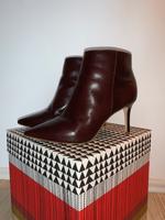BUFFALO tolle Leder Stiefeletten High Heels dunkelbraun - Gr. 37 Köln - Ehrenfeld Vorschau
