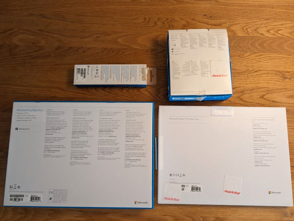 Microsoft Surface Pro 5 (2017) i5/256/8 + Tastatur, Maus, Stift in Hamburg