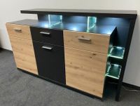 Sideboard Kommode Anrichte mit LED Beleuchtung Grau/Eiche Nordrhein-Westfalen - Nieheim Vorschau