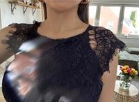 Dunkel blaues Spitzen Kleid. Nordrhein-Westfalen - Rheine Vorschau