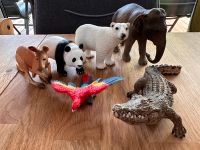 Wilde Tiere von Schleich -Set - Panda, Ara, Elefant u.a. Nordrhein-Westfalen - Leverkusen Vorschau