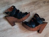 Replay Wedges Gr. 38 Leder schwarz mit Kork Bayern - Ortenburg Vorschau