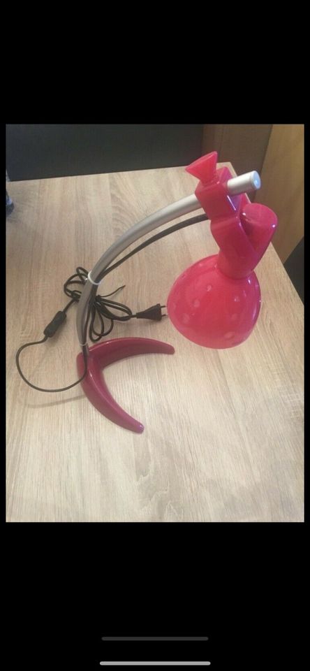 2x Schreibtisch-Lampe Nachttischlampe Ikea in pink in Garching an der Alz