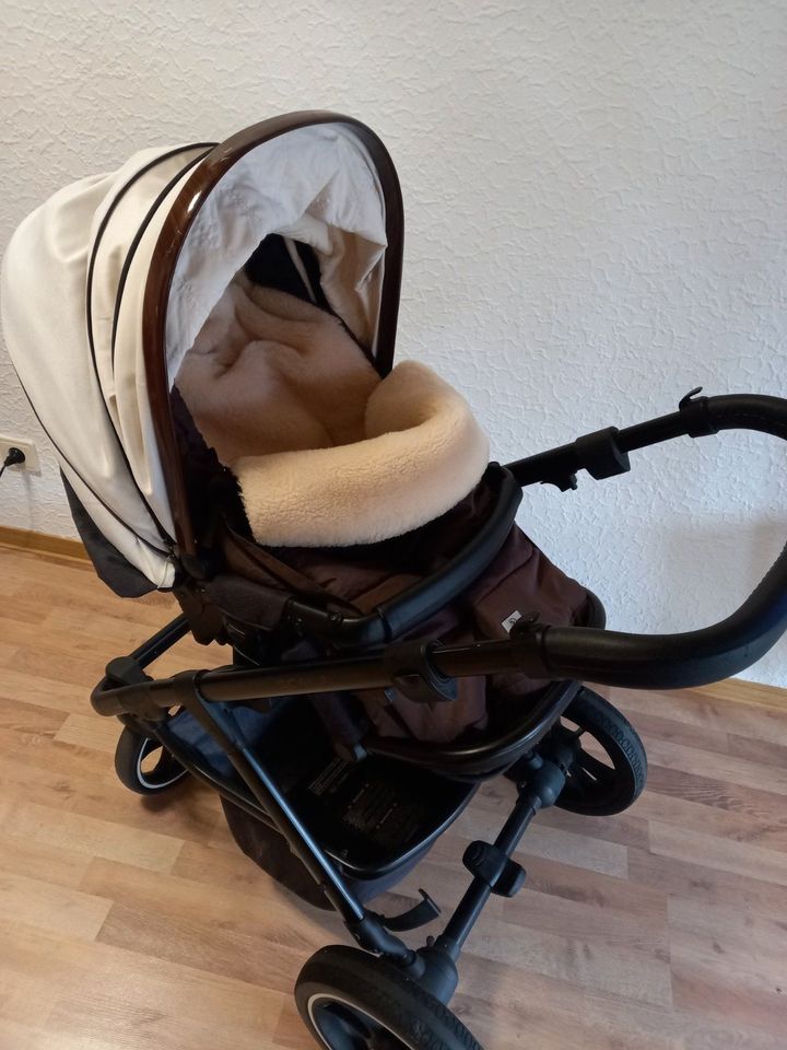 Kinderwagen 3 in 1 mit BABYSCHALE und WINTERSACK in Würzburg