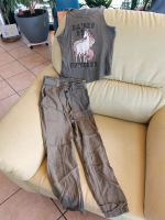 Bekleidungspaket 134/140 Trägershirt Sommerhose H&M Hessen - Breuberg Vorschau