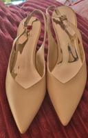 Högl Leder Sling Pumps -Farbe Ivory - Größe 40, 5 Bonn - Duisdorf Vorschau