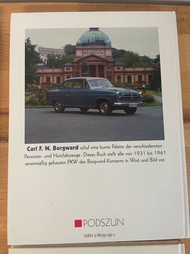 4x Bücher Borgward Isabella Oldtimer in Börßum