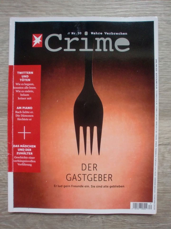 Crime Zeitschriften Nr. 26 - 31 & 42 plus 2 mal Crime Extra in Axstedt