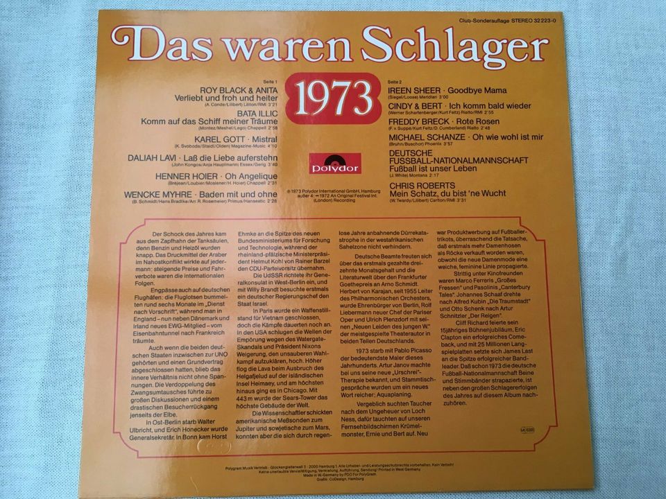 148 Schallplatten :Schlager, Hits, 70er, 80er  - Teil 1 in Essenbach