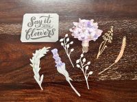 Paper Goodies Blumen-Set „say it with flowers“ Bujo, scrapbook Nordrhein-Westfalen - Würselen Vorschau