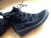 Tamaras Stiefeletten Boots Wedges Gr 39 schwarz neuwertig Dresden - Cotta Vorschau