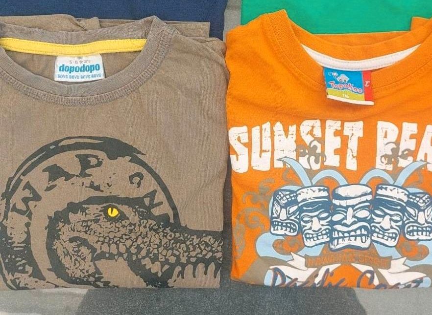 Sommerpaket T-Shirts 116 und kurze Hosen 110 116 in Hamburg