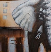 Bild "Elefant" 60x60 Keilrahmen Nordrhein-Westfalen - Gelsenkirchen Vorschau