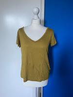 H&M Basic T-Shirt mit V-Ausschnitt | Senfgelb / Gelb | S / 36 Innenstadt - Köln Altstadt Vorschau
