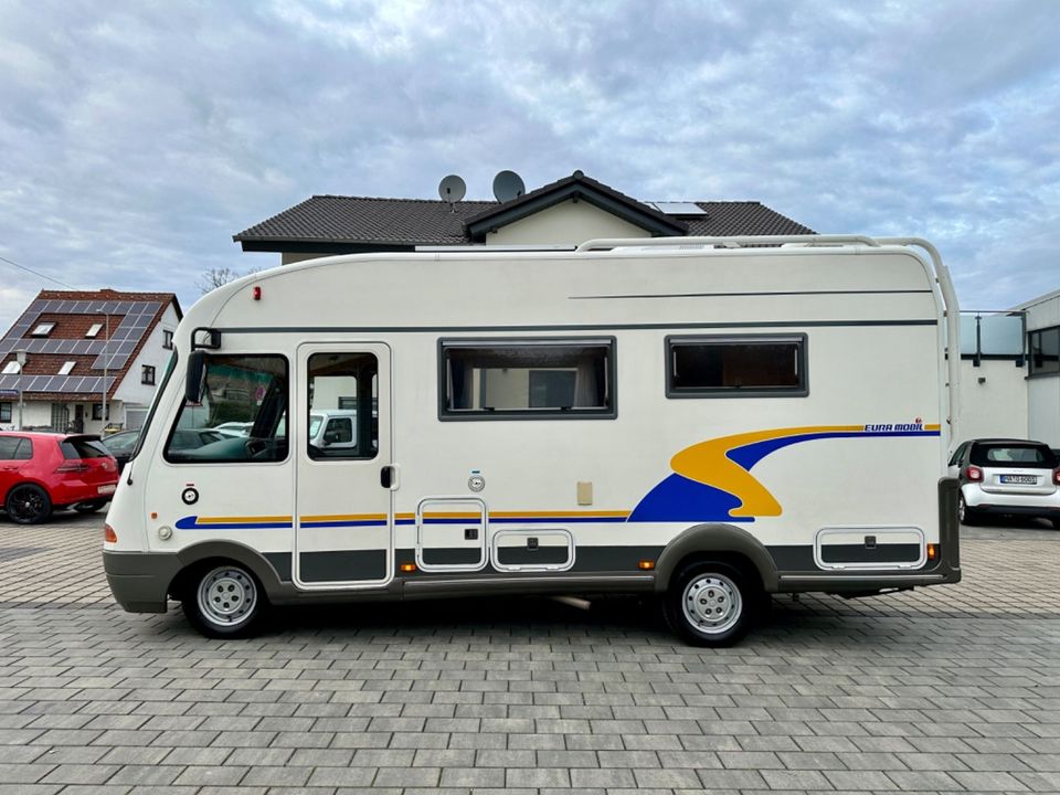 Eura Mobil 635 LS/Klima/TV/Solar/AHK/Dachklima/Doppelboden in Mannheim