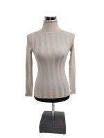 Damen Rollkragenpullover in Beige Größe S Top Oberteil Langarmshi Nordrhein-Westfalen - Velbert Vorschau