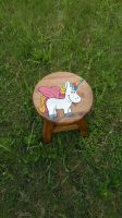 Schöner Kinder Hocker Schemel aus Holz Design Einhorn bunt Nordrhein-Westfalen - Geseke Vorschau