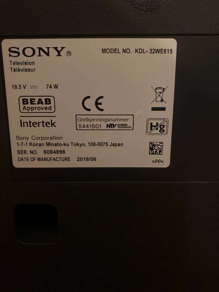 Sony Smart-TV 32' in Konstanz