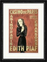 Edith Piaf Konzert im Casino de Paris 1943 Kauffer Gerahmt 41 Bayern - Grabenstätt Vorschau