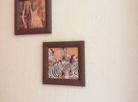 2 Bilder, Motiv: 1xZebra, 1xElefant, von Peter Lang Schleswig-Holstein - Reinbek Vorschau