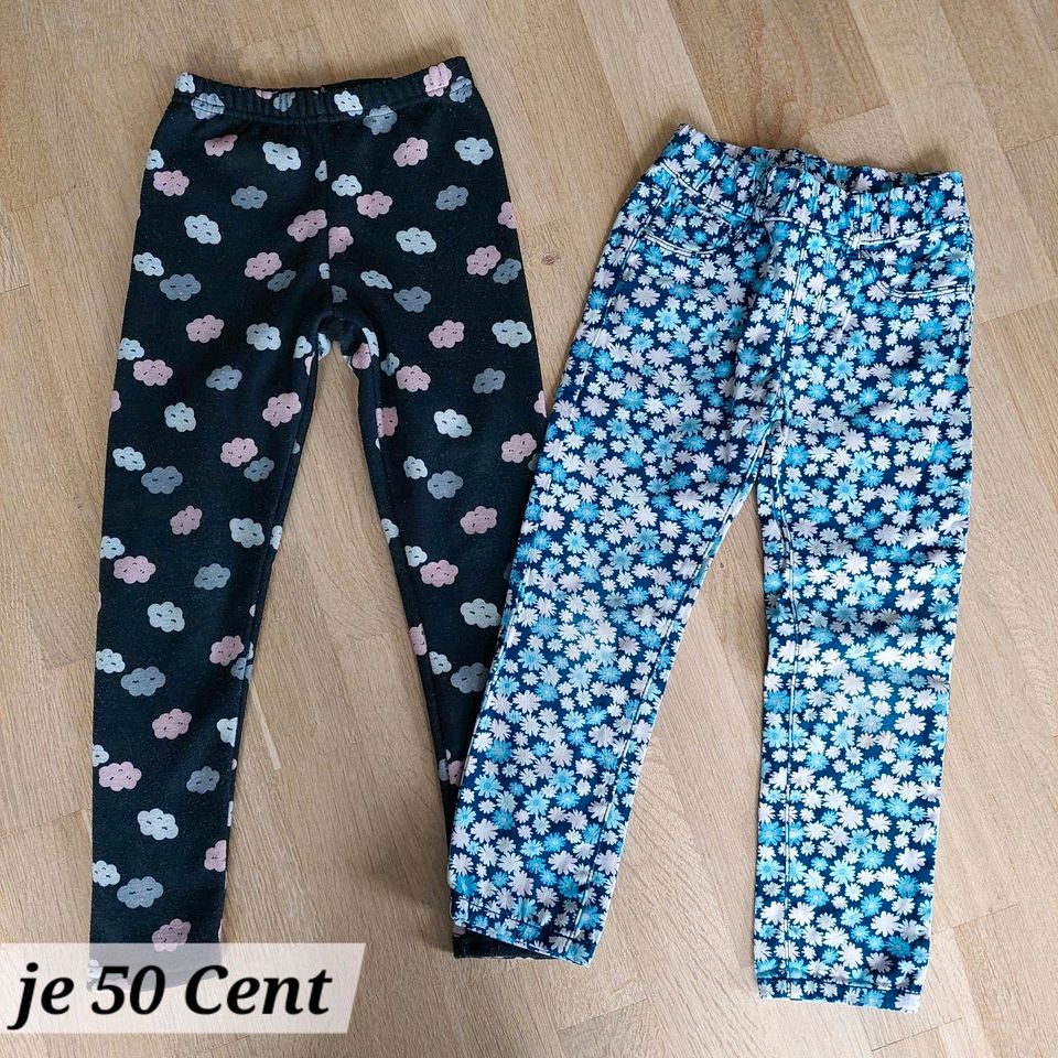 Mädchenkleidung • Gr. 110 / 116 • Hosen Jeans Leggins in Unterdietfurt