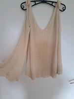 Weißer Beiger Creme eleganter leichter Pullover Sommer Ramersdorf-Perlach - Ramersdorf Vorschau