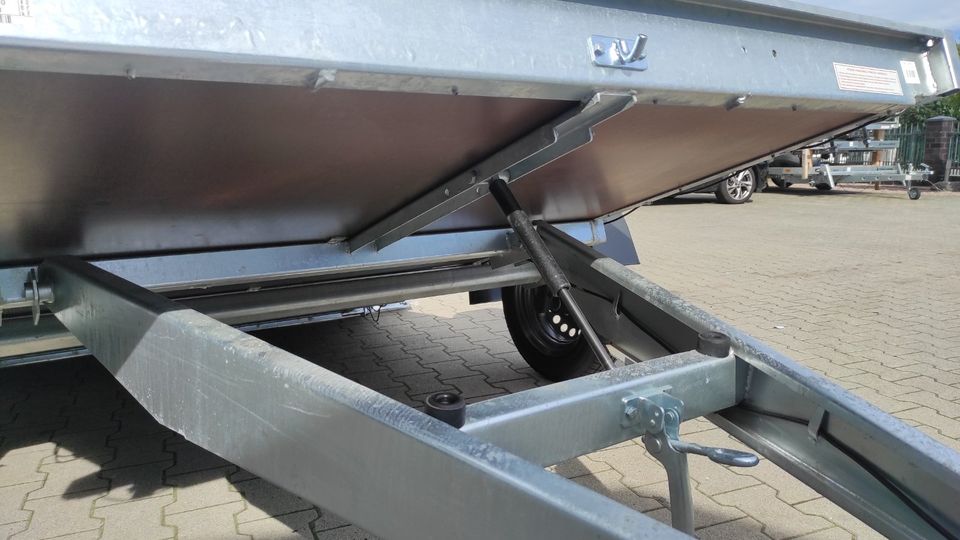 Plattformanhänger kippbar 750kg Quad ATV Anhänger 3,0x1,6m N7-305 in Emsbüren