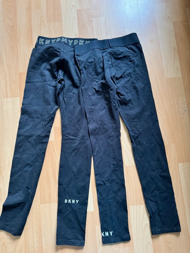 DKNY 2x Leggings Schwarz Gr.140 in Düsseldorf