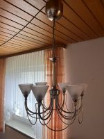 Lampe Deckenlampe 6 flamig Silber Glas Niedersachsen - Kalefeld Vorschau