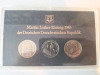 DDR Themensatz 3 x 5 Mark Luther alle 1983 5 Mark Münzen Sachsen-Anhalt - Bismark (Altmark) Vorschau