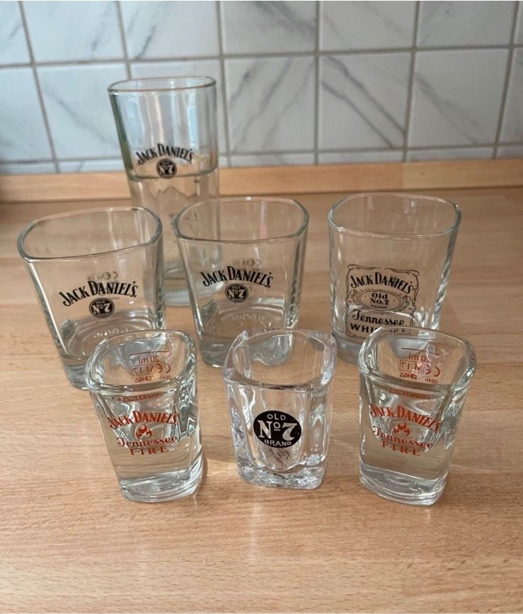 Jack Daniels, Gläser, Konvolut in Gunzenhausen