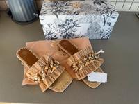 De Siena Handmade Bast Sandalen mit goldener Kette 38 neu Westerwaldkreis - Luckenbach Vorschau