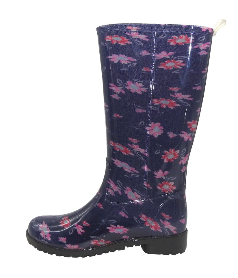 NEU Damen Regen Stiefel Gummistiefel 36 Blumen bunt in Neumünster