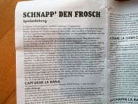 Spiel "Schnapp den Frosch" Baden-Württemberg - Hohberg Vorschau