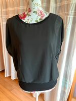 Damenbluse schwarz Gr.S Kurzarm Bluse Damen Shirt Chiffon Bayern - Kammlach Vorschau