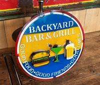 BACKYARD BAR & GRILL SCHILD USA BBQ BARBECUE BURGER BIER US DINER Nordrhein-Westfalen - Hamm Vorschau