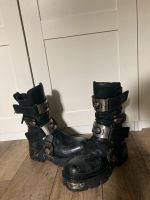 New Rock Boots Schwarz Silber 43 Gothic Techno Fetisch Duisburg - Duisburg-Mitte Vorschau