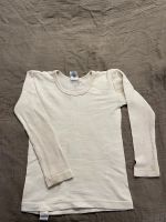 Wolle Seide Cosilana Longsleeve Shirt 104 Creme Sachsen-Anhalt - Halle Vorschau