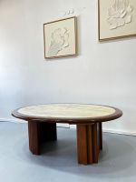 Marmor Couchtisch Vintage Mid Century Tisch Wohnzimmer Tisch Teak Eimsbüttel - Hamburg Rotherbaum Vorschau