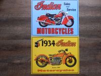 Motorad Indian Blechschilder und ein Classic Gargenschild Niedersachsen - Hatten Vorschau