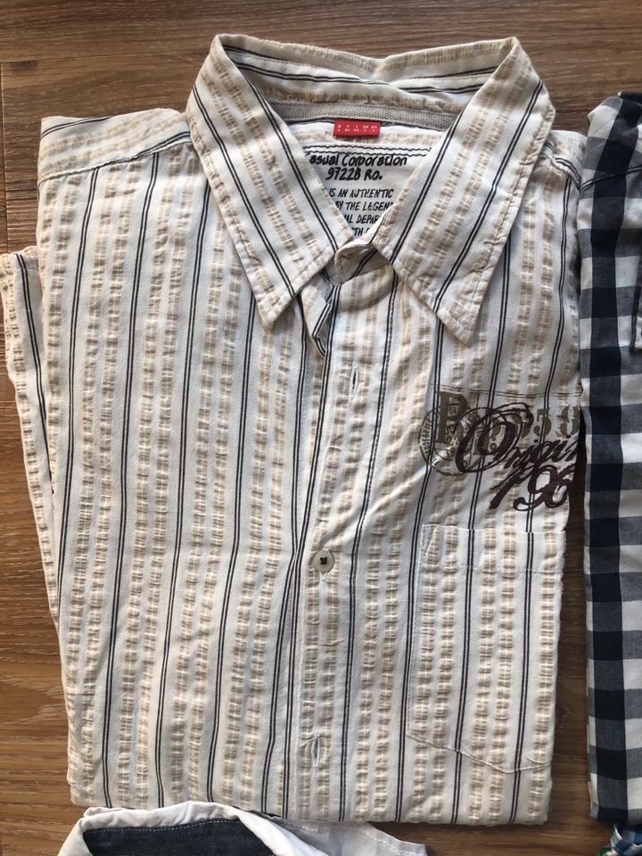 Hemd/ Hemden, Langarm, Tommy Hilfiger/ Mustang, XL- XXL in Klüsserath