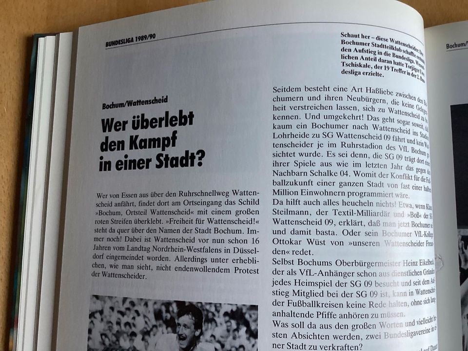 Kicker Jahrbuch des Fußballs 1990/91 in Hildesheim
