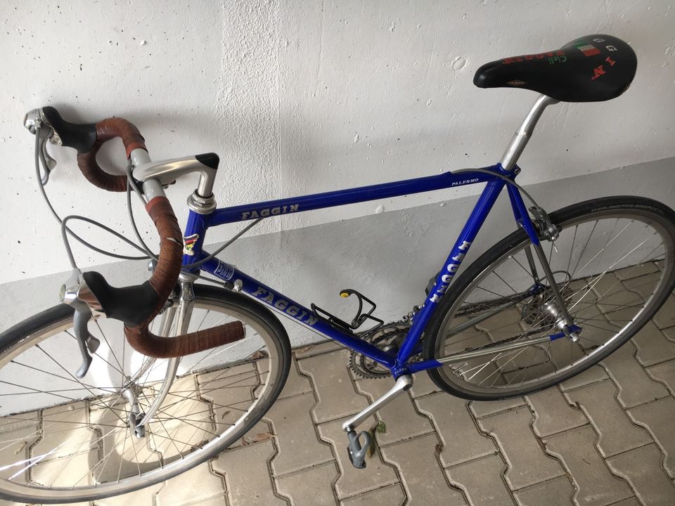 Faggin Palermo Rennrad Stahl RH 54 Shimano 600 in Ansbach