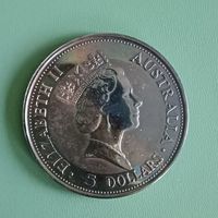 Silbermünze - 5 australische Dollar, Kookaburra 1991 Berlin - Zehlendorf Vorschau