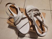 Damen Sandalen, Tamaris, Weiß, Größe 41, NEU Bayern - Bad Grönenbach Vorschau